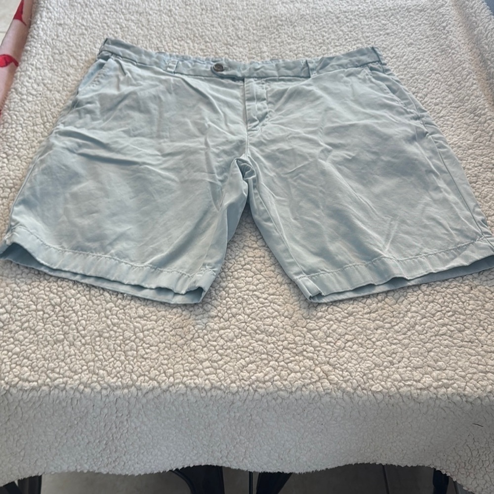 Brooks Brothers Blue Flat Front Shorts